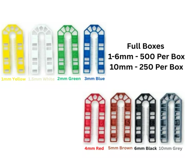 101 x 43 Plastic Frame Packers - Box (500)