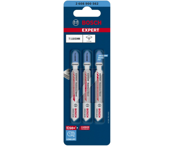 BOSCH T118 EHM blades 3 pack T118EHM
