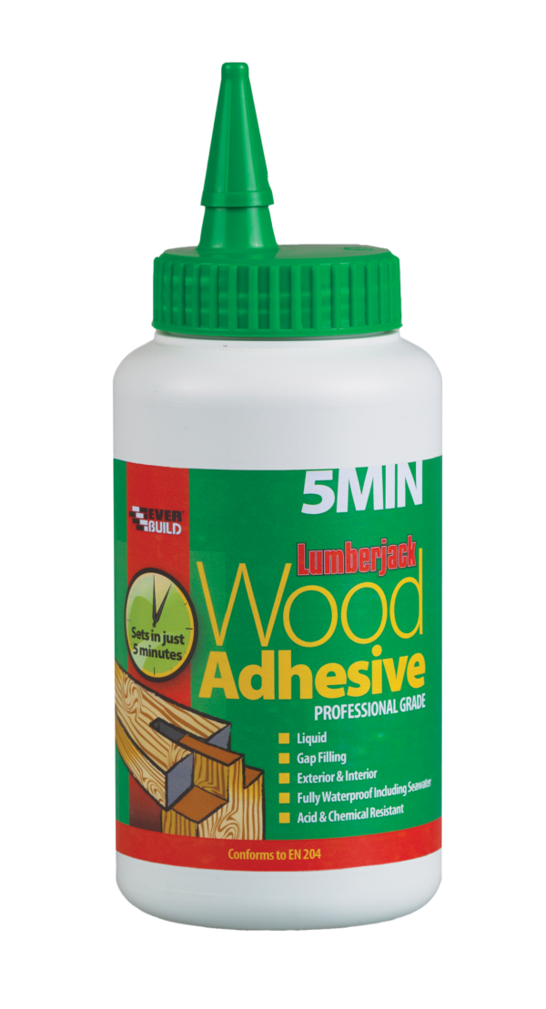 Everbuild Lumberjack 5 min Wood Adhesive 750ml
