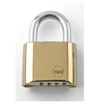 Yale Combination Brass Padlock Y126