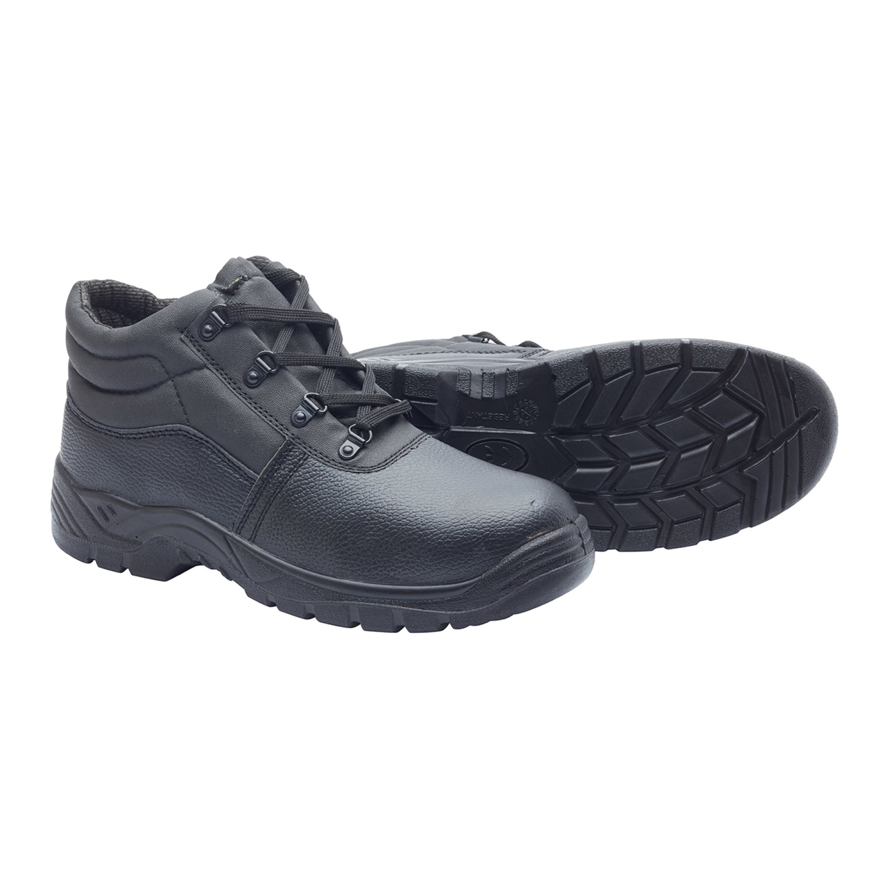 Chukka Safety Work Boots Leather Steel Toe Cap & Midsole - Image 4