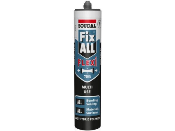 Soudal Fix All Flexi Strong Polymer Sealant Adhesive & Filler - White