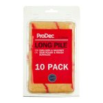 ProDec 10pc 4" Inch /100mm Tiger Long Pile Mini Paint Roller Refills