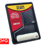 Paint Roller Set 9" Emulsion Sleeve Frame Handle & Painting Tray