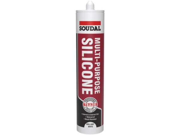 Soudal Multi-purpose Silicone Mould Resistant Waterproof Sealant