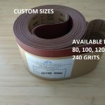Pad Sander Belt Grade 80 150 x 3000-9000mm 5 belts per pack.