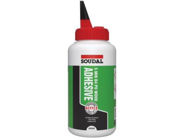 Soudal 5 Minute D4 PU Adhesive 750g