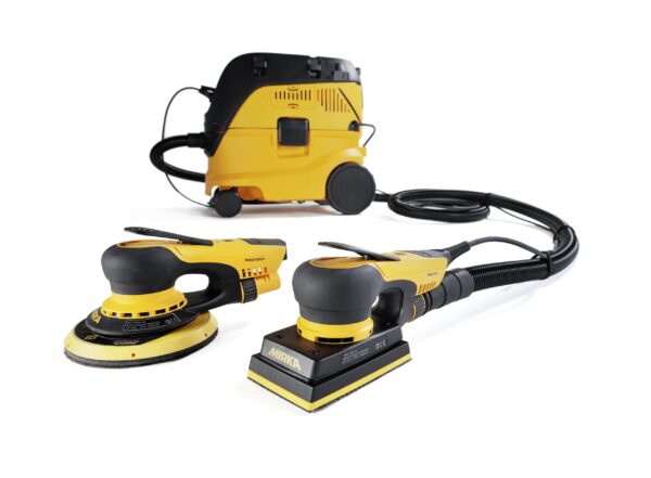 Mirka Orbital Sanders, Extractors and Accessories