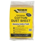 Everbuild 12ft x 9ft Cotton Dust Sheet