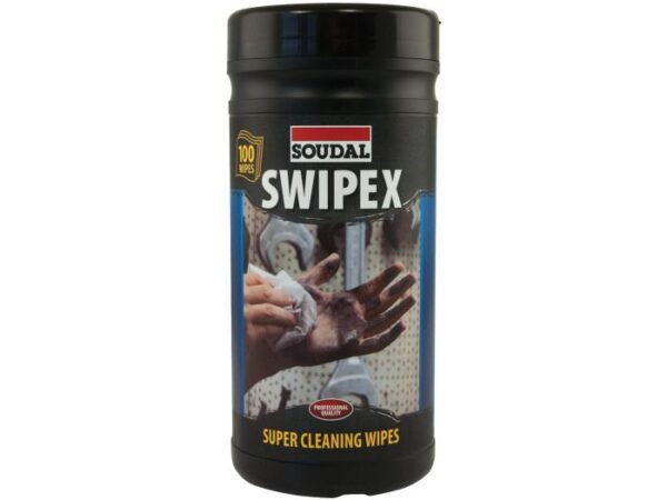 Soudal Swipex Wipes (100 wipes per tub)