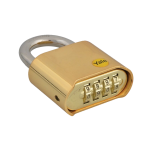 Yale 50mm Combination Brass Padlock