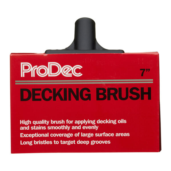 ProDec Decking Patio Brush 7" Universal Screw-Fit Wood Paint Head Only