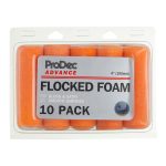 ProDec Advance 4" Flock Foam 10 Pack Mini Rollers Gloss Satin Paint Smooth