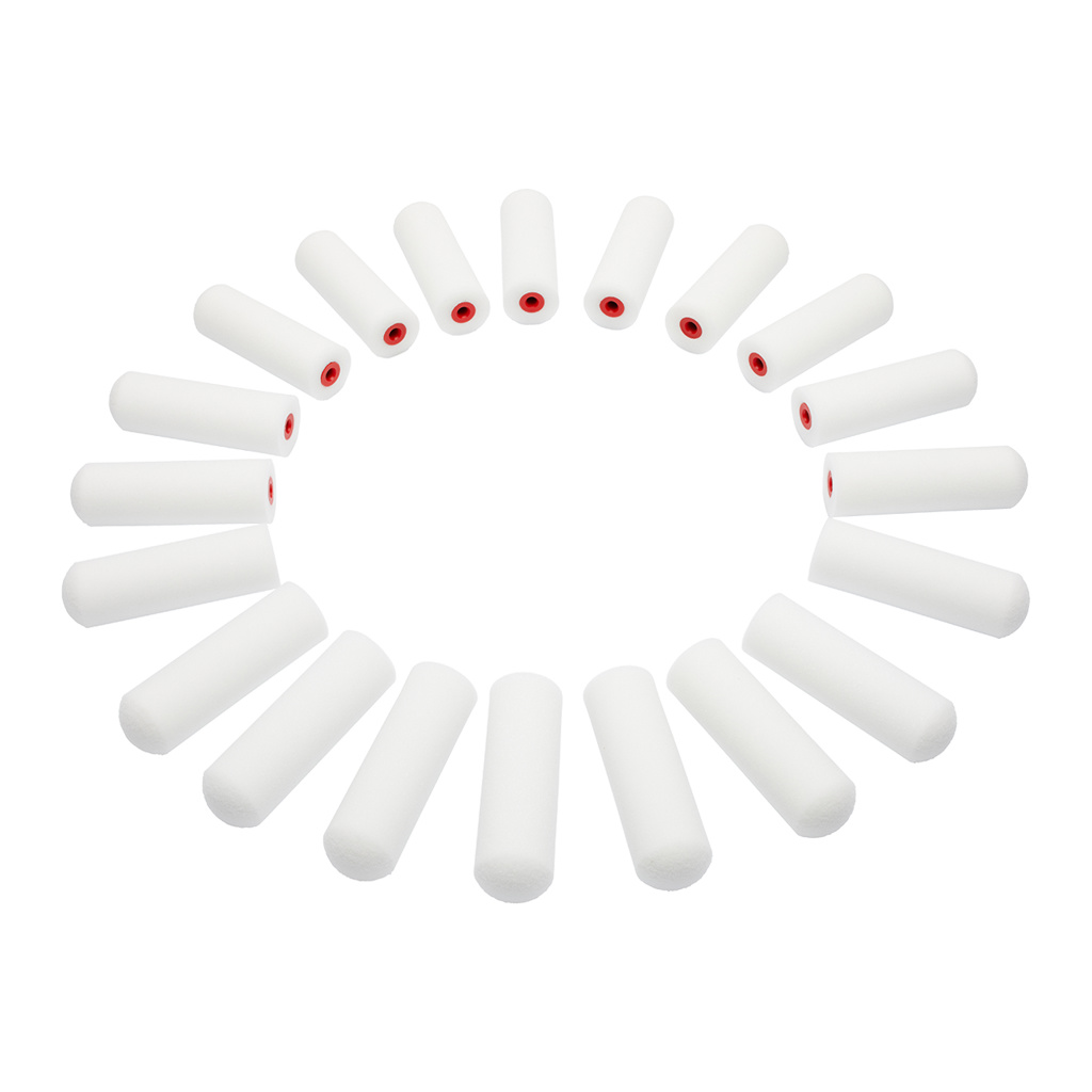 ProDec Paint Foam Rollers 4" Inch High Density Big Box Mini Sleeve Refills Box of 20 - Image 5